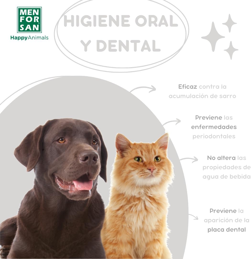 Thumbnail 3 de MENFORSAN Collutorio anti-tartaro per cani e gatti da bere, 500 ml