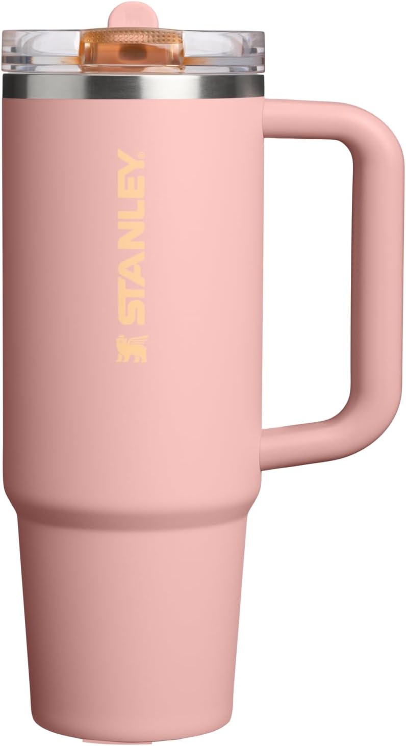Detalle de STANLEY H2.0 真空クエンチャー プロツアー フリップストロータンブラー ピーチローズ 30 oz