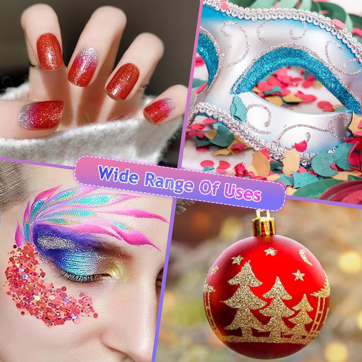 Thumbnail 5 de Glitzer Tattoo Set Gigmeta 18 Farben