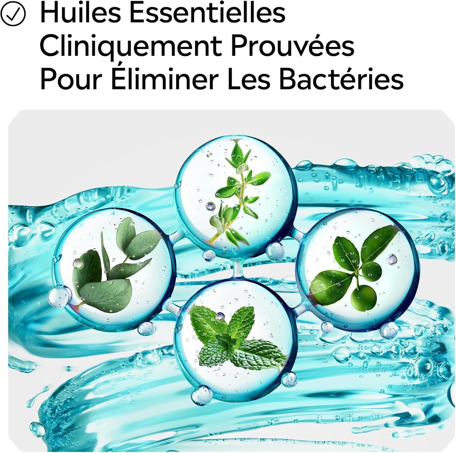 Thumbnail 6 de Listerine – Bain de Bouche Quotidien Fraîcheur Intense (lot de 3 x 500 ml) – lutte contre les bactéries et haleine durable