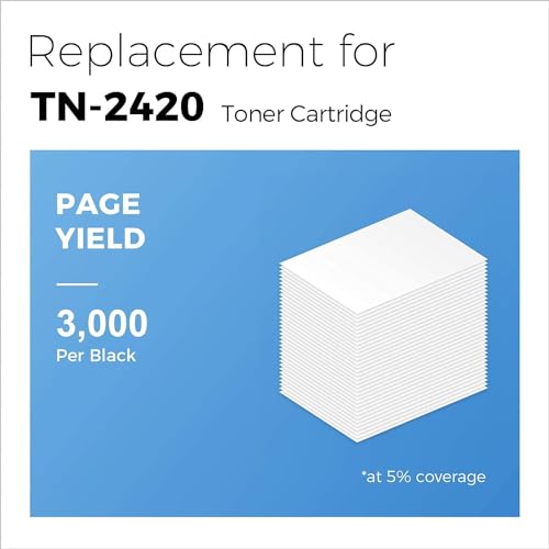 Detalle 2 de myCartridge Toner TN2420 para Brother L2710DW y más 🖤