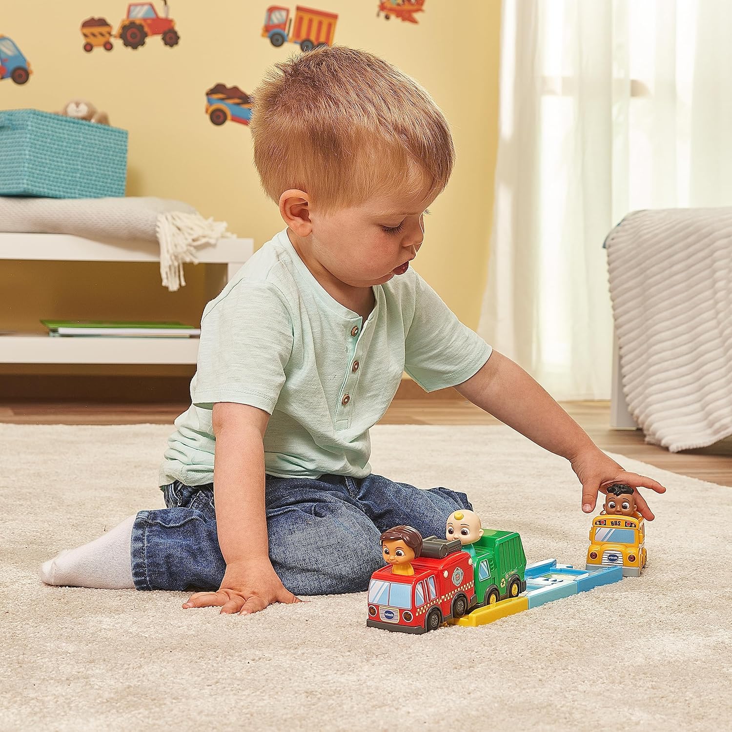 Thumbnail 4 de Tut Tut Baby Flitzer – CoComelon Codys Schulbus inkl. Schiene von VTech