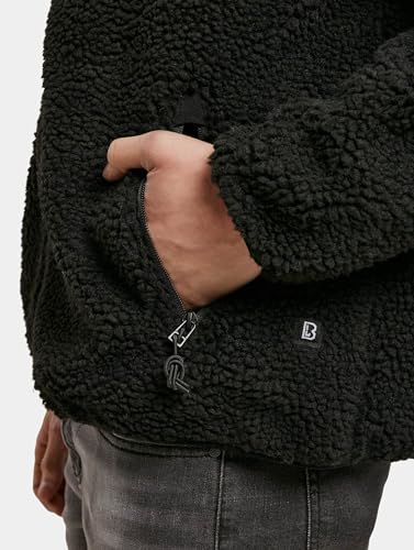 Thumbnail 4 de Brandit Teddyfleece Worker Jacket noire, taille M ⚙