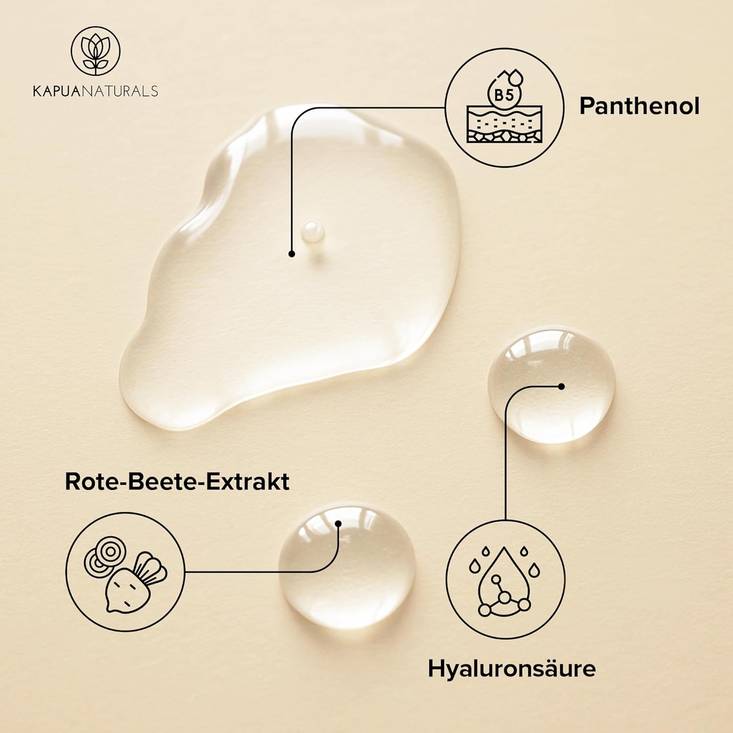 Detalle de Aloe Vera Gel 100 Prozent BIO – reiner Bio-Aloe Vera Saft mit Hyaluronsäure & Panthenol