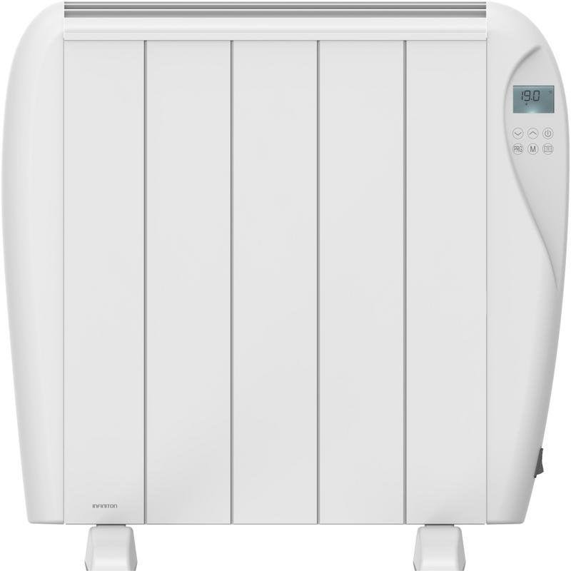 Detalle de Infiniton HD-ET09, emisor térmico de 900 W con pantalla LCD y mando