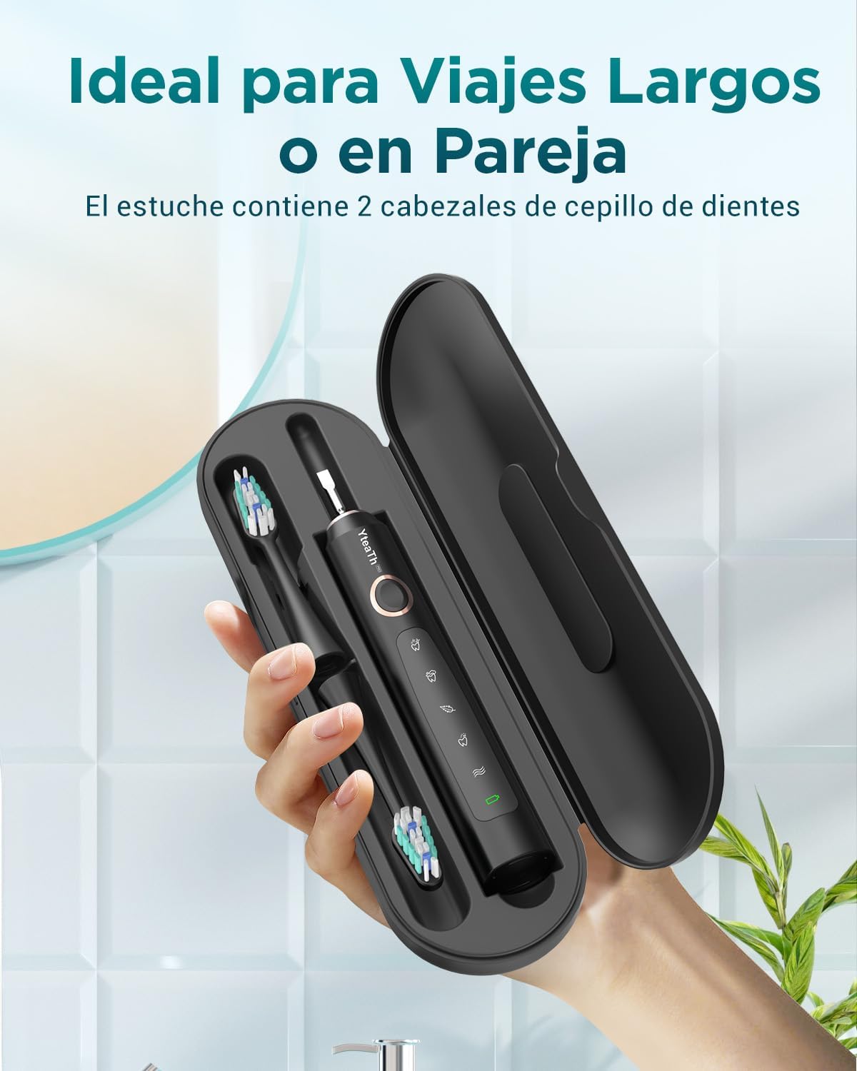 Thumbnail 4 de Cepillo de Dientes Eléctrico Sónico 8 cabezales 🪥