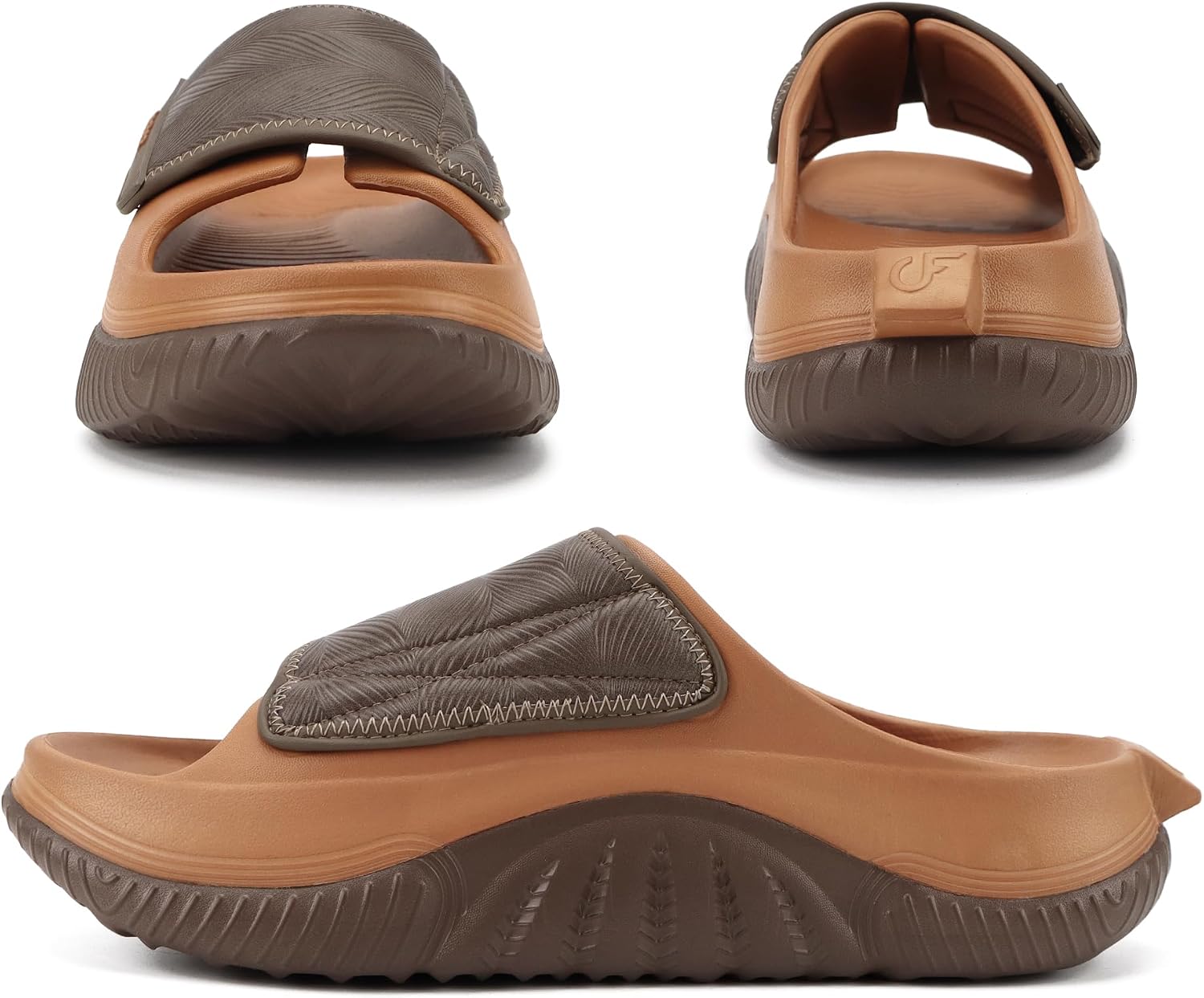 Thumbnail 6 de COFACE Mens Recovery Sandals: Orthopedic Post-Workout Slides for Plantar Fasciitis Relief