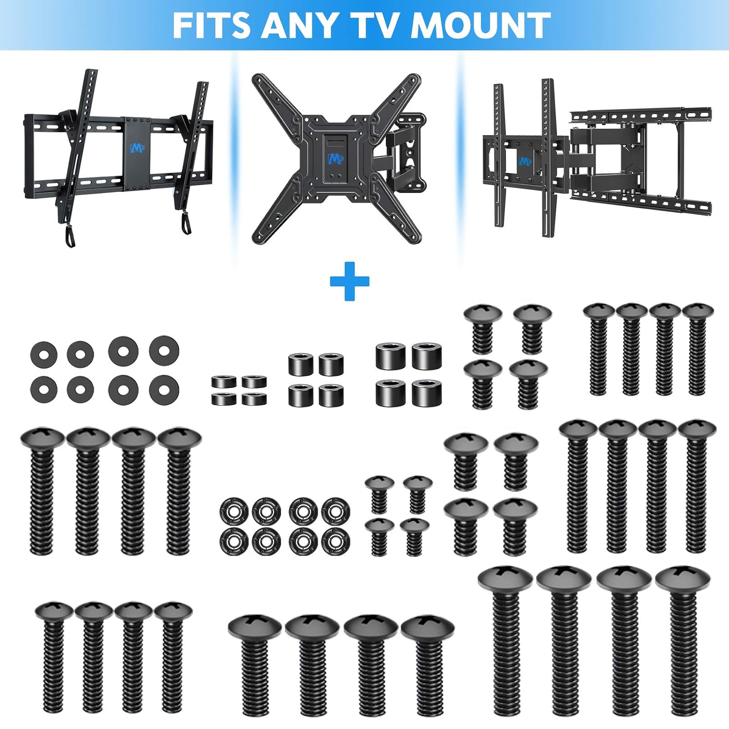 Thumbnail 5 de Mounting Dream Universal TV Mounting Hardware Kit (MD5754-02) – VESA Screws, Spacers & Washers for All TVs