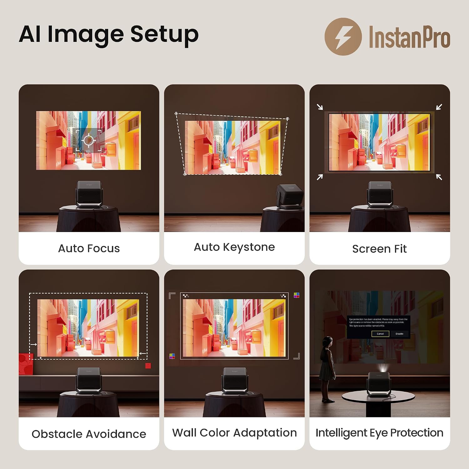 Detalle de Dangbei N3 Max 1080p Projector with 4K Decoding and VIDAA OS