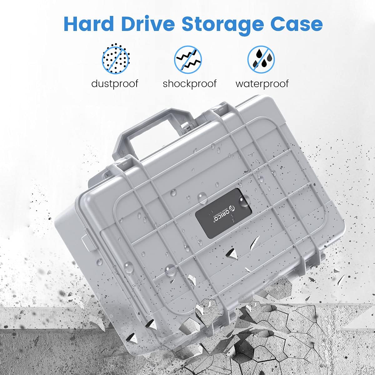 Detalle de ORICO Boîtier de Protection pour Disque Dur 3,5'' – Multi-Protection, Capacité 20 HDD