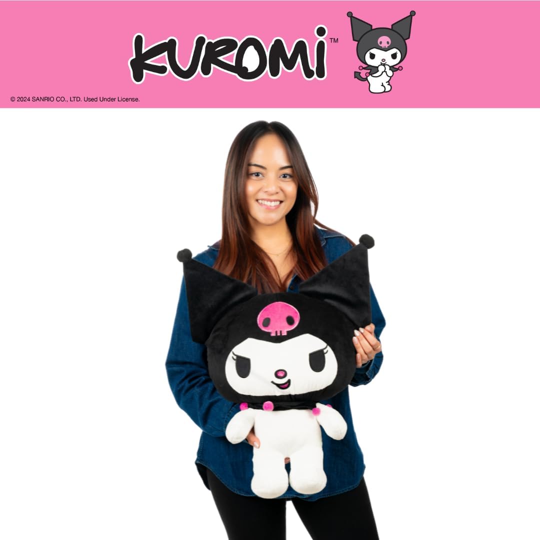 Thumbnail 4 de Kuromi Cuddle Pillow Buddy by Franco Collectibles – Officially Licensed Plush for Kids