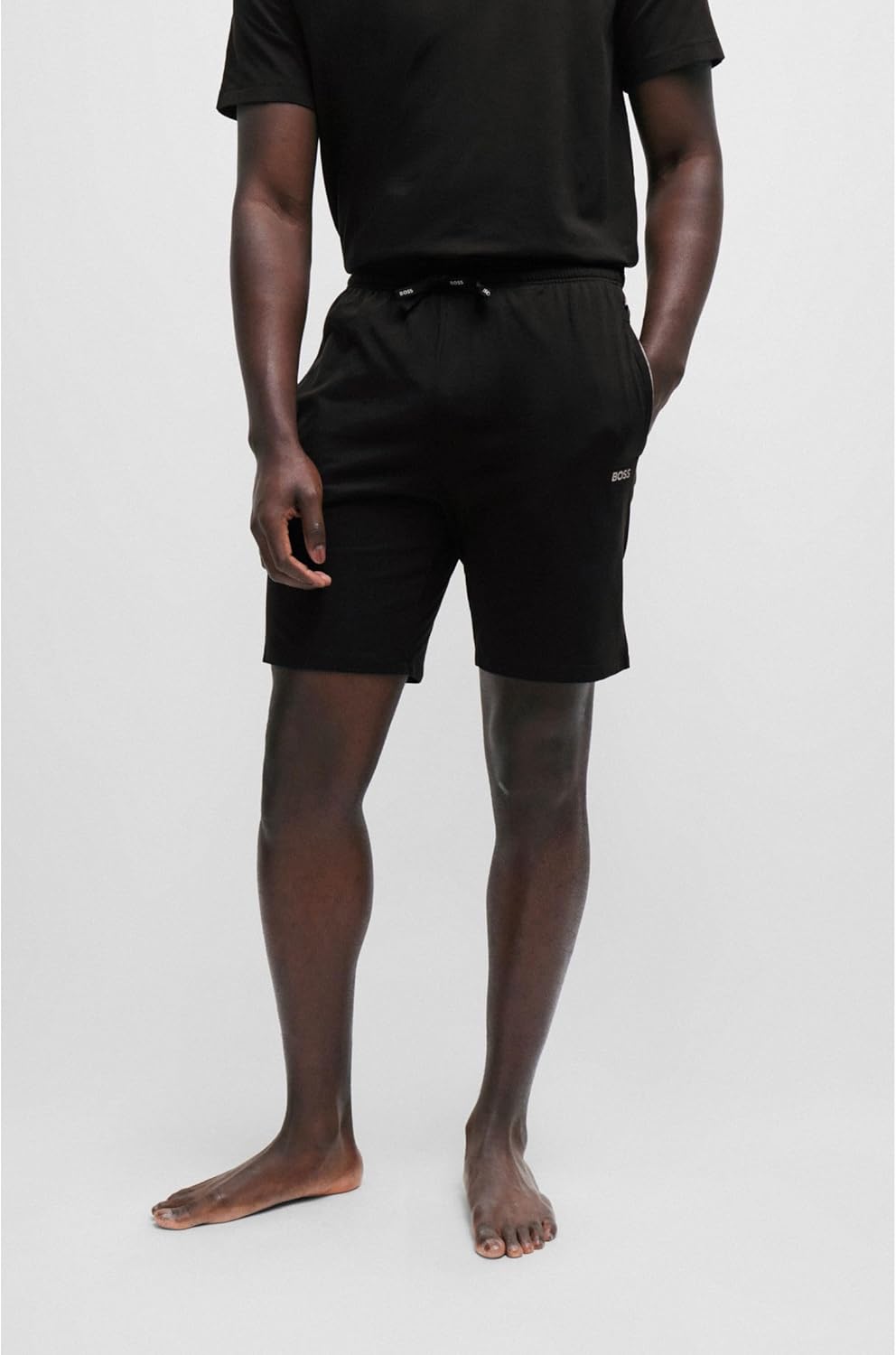 Thumbnail 6 de BOSS Herren Mix&Match Short CW Short – elastische Baumwolle, Kontrast-Logo, Kordelzug