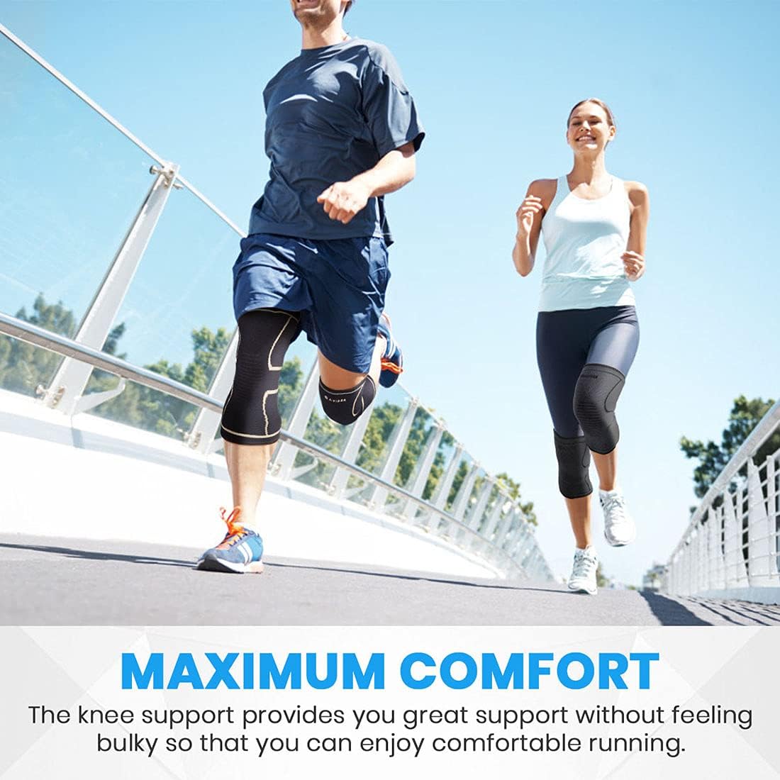 Thumbnail 5 de AVIDDA Knee Support Brace 2 Pack