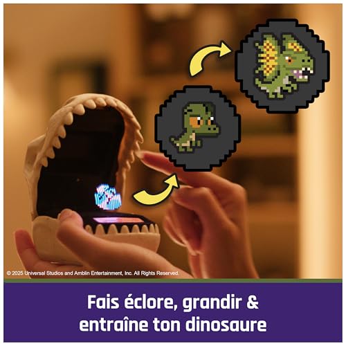 Detalle de Bitzee Jurassic World - 25 Dinosaures Interactifs, Compagnon Virtuel