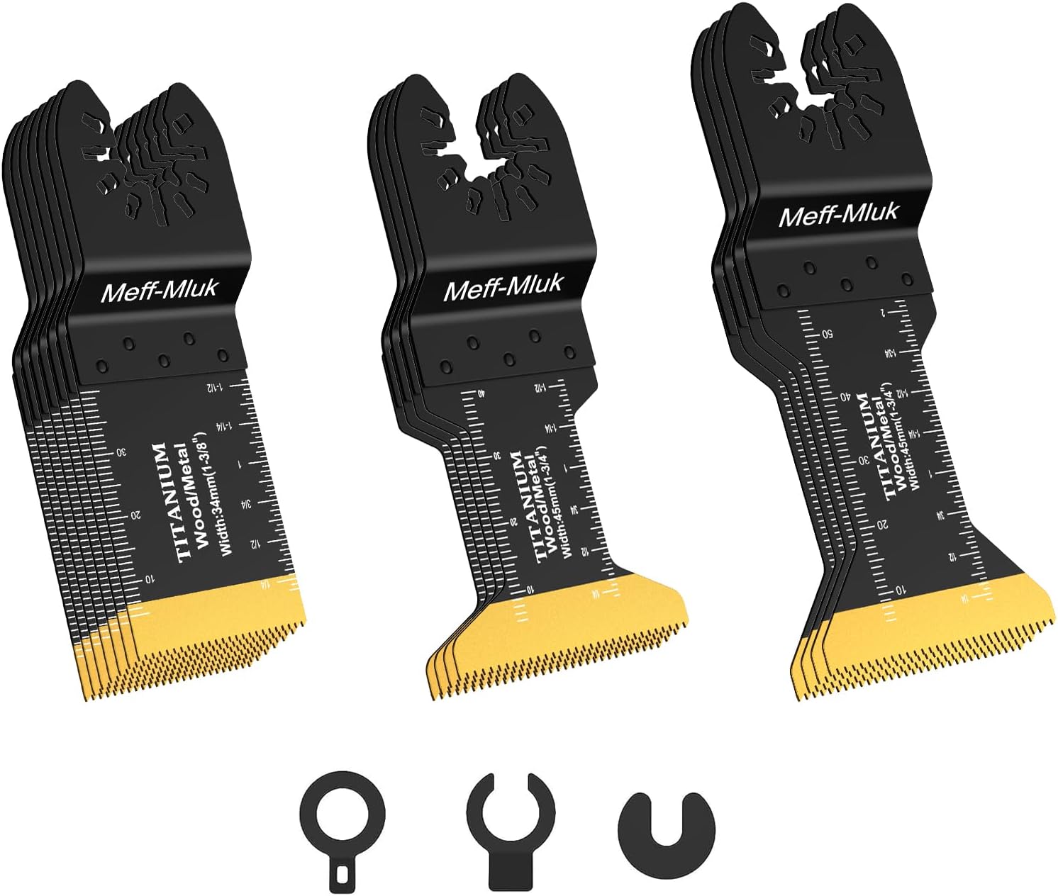 Meff-Mluk Titanium oscillating blades 15 pcs