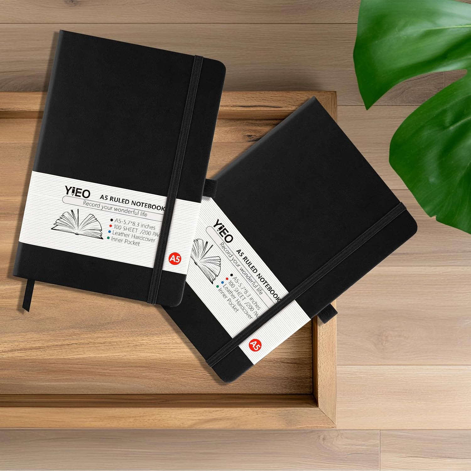 Thumbnail 5 de YIEO Notebook A5 2-pack lined journal 📓