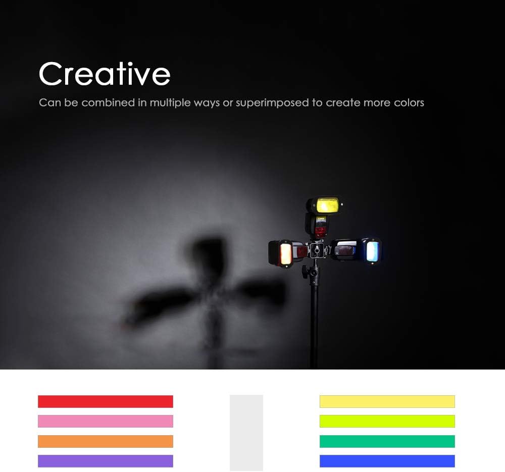 Thumbnail 2 de AODELAN Flash Gel Filter Set 8 Farben