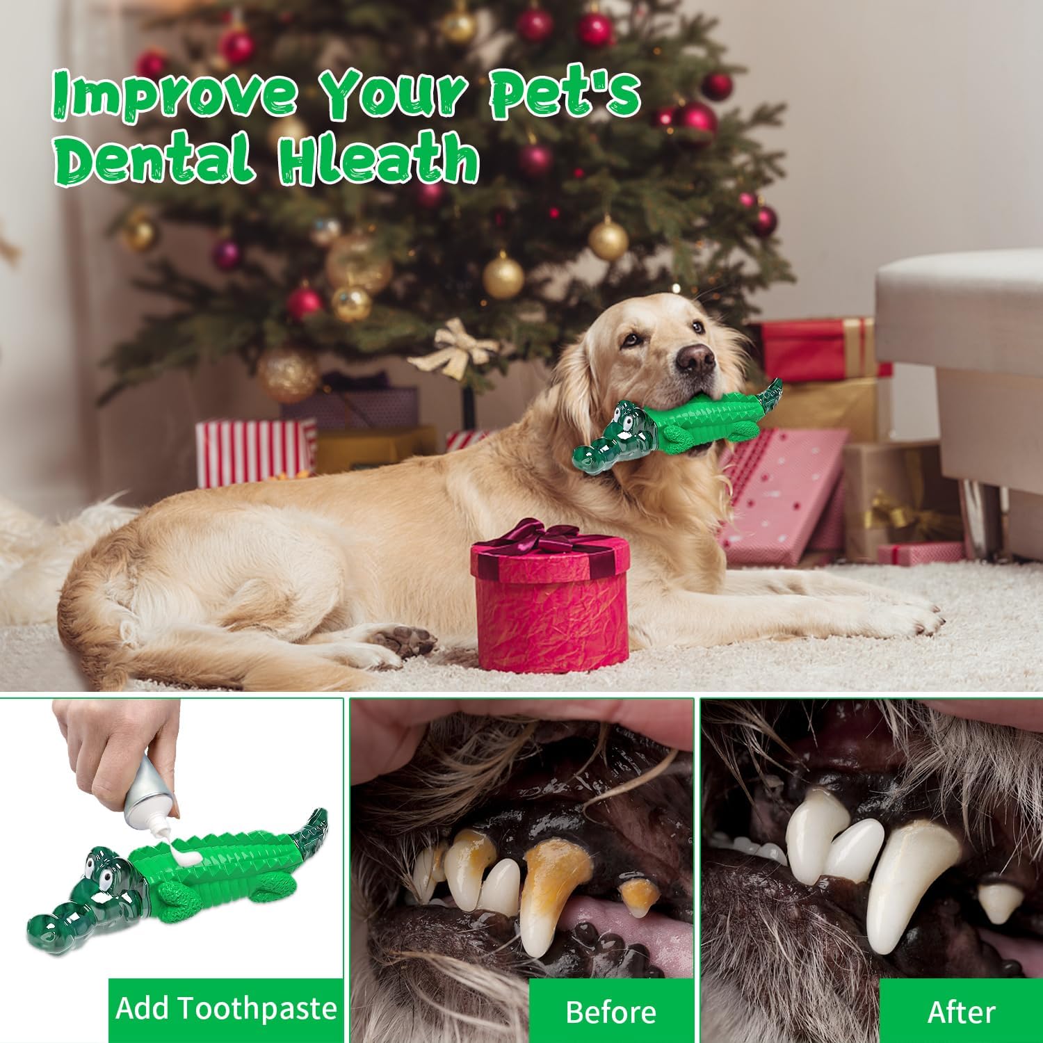 Thumbnail 6 de Aleath Large Dog Chew Toys for Aggressive Chewers