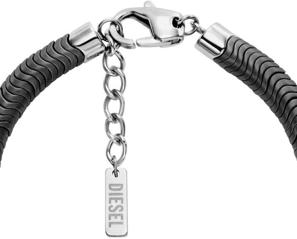 Detalle de Diesel Bracciale da uomo con perline
