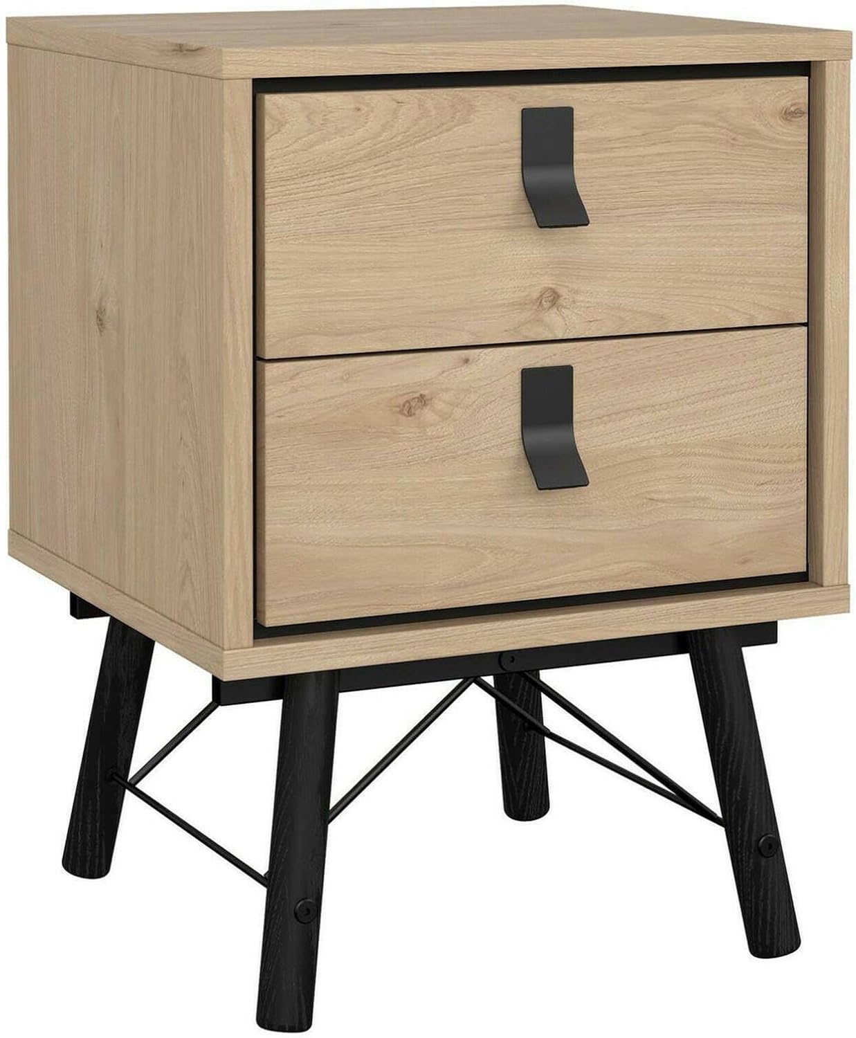 Detalle de Dmora Blanchette comodino rovere 43,3x40,1