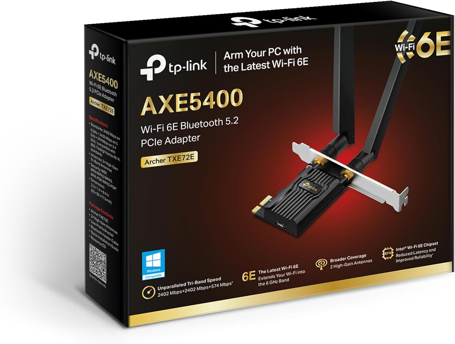 Thumbnail 5 de TP-Link Archer TXE72E AXE5400 PCIe Adapter 2402 Mbit/s