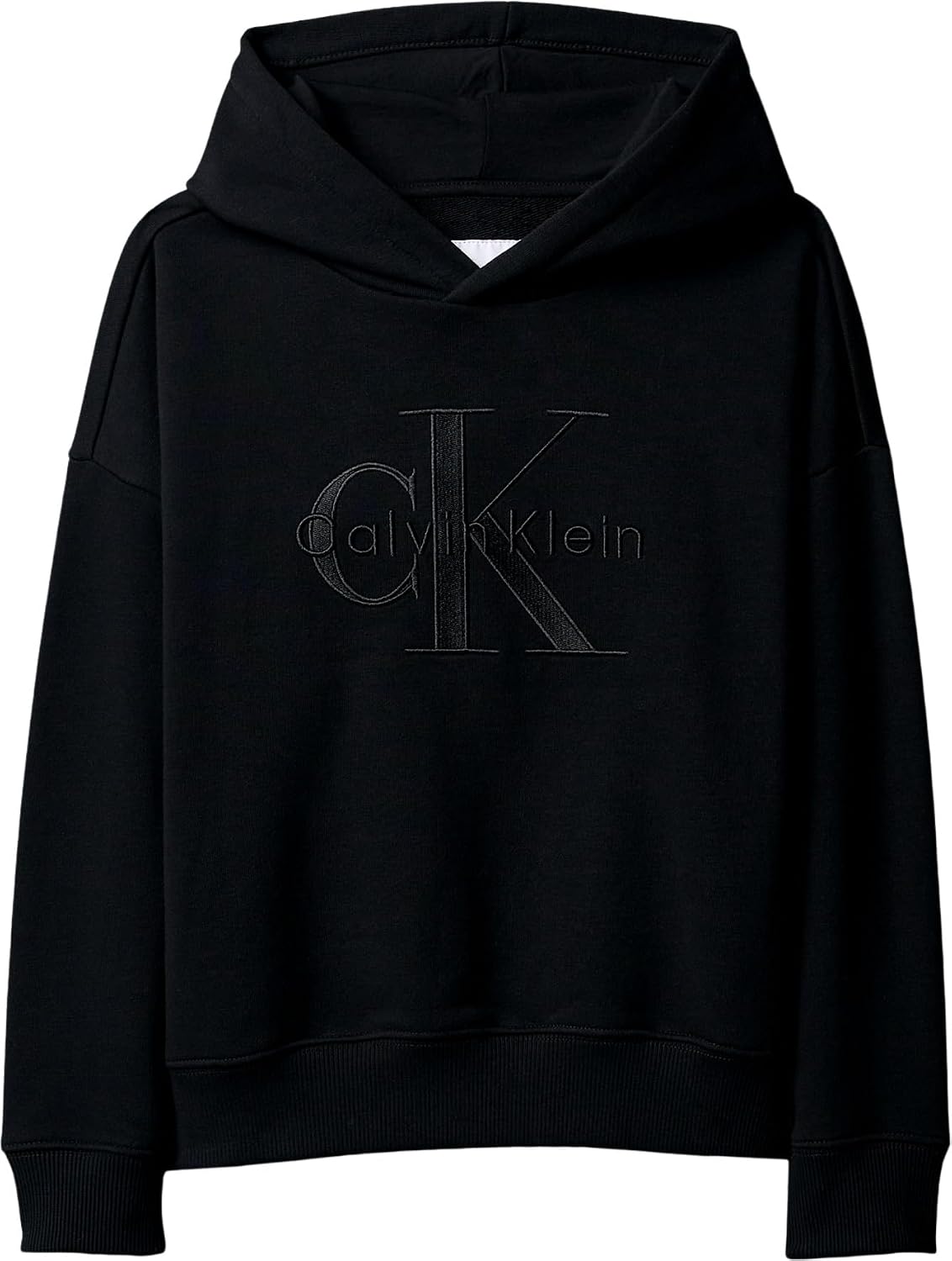Detalle de Calvin Klein Mono Logo Hoodie Lvcksjb09b – Felpa con cappuccio per bambini e ragazzi