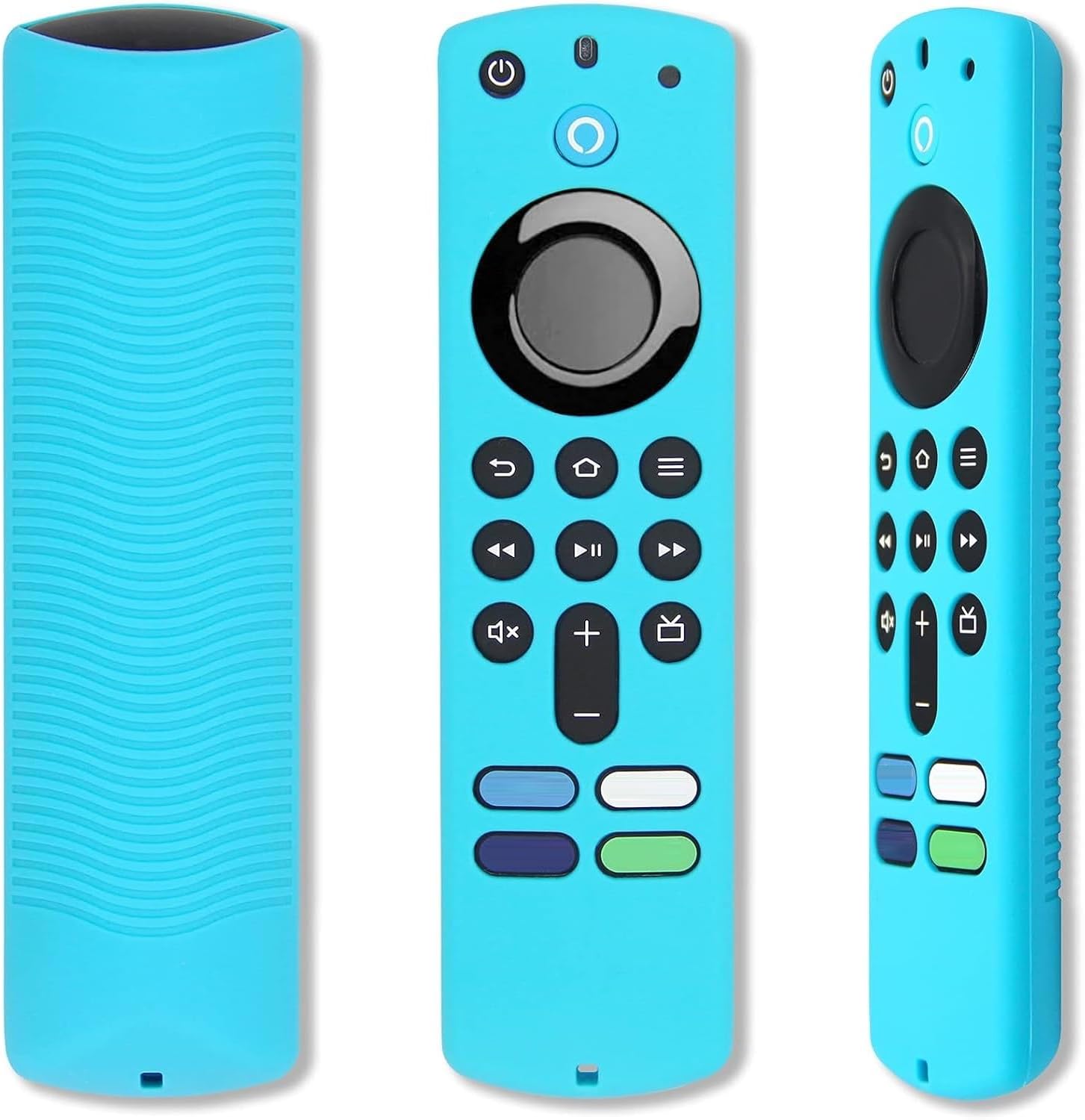 Thumbnail 5 de [2 Pack] Silicone Remote Cover for 3rd Gen 4K / HD Streaming Remote Controllers with Lanyard – Pink & Purple