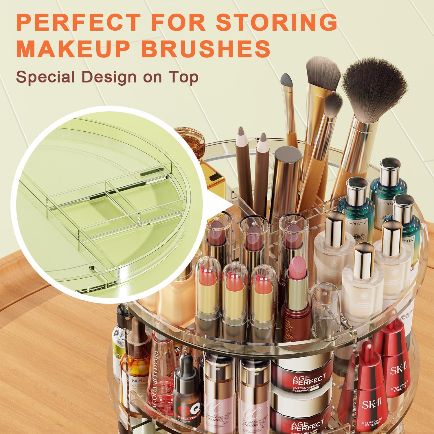 Thumbnail 5 de Auxmir Make Up Organizer 360° Drehung