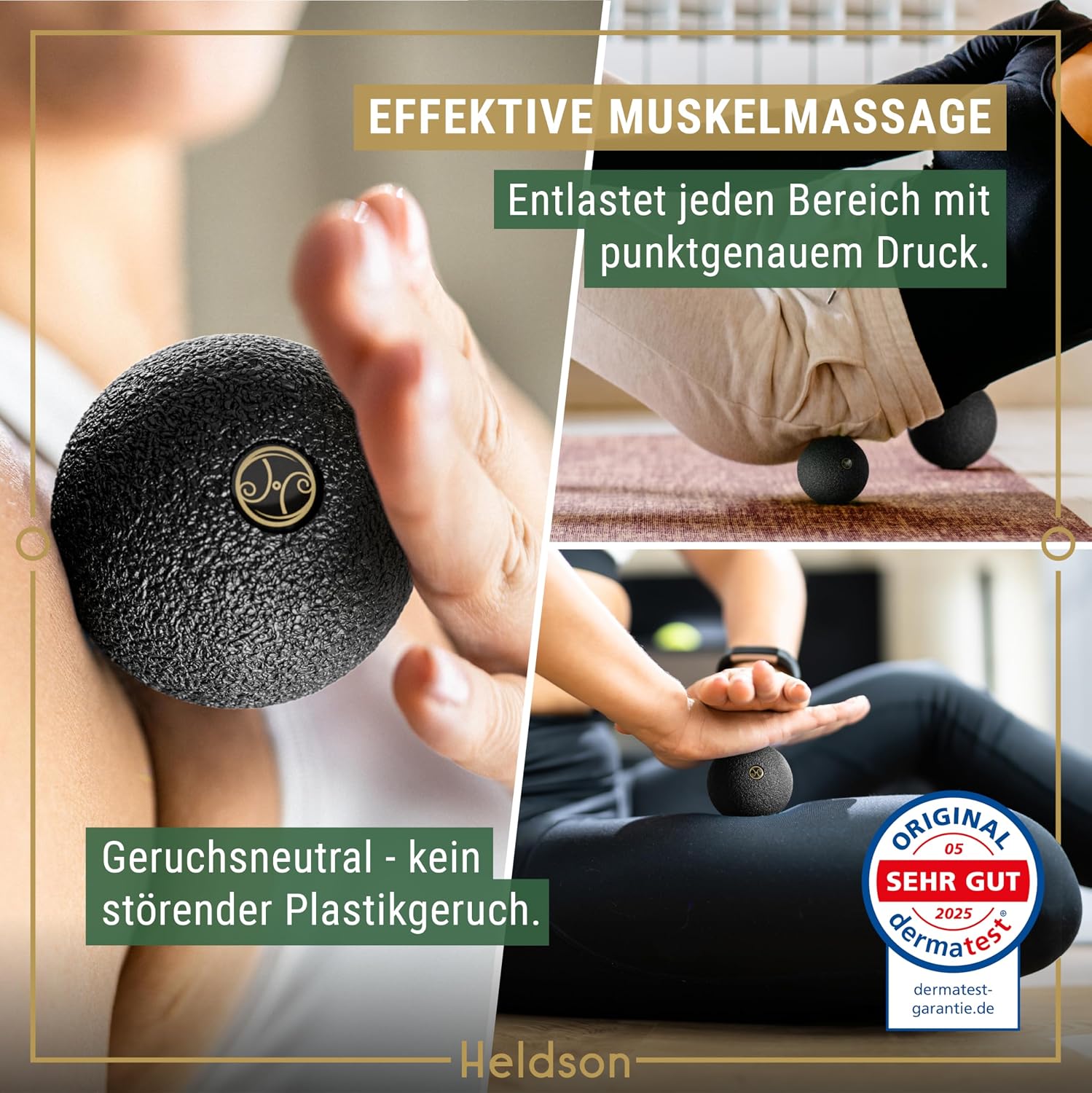 Thumbnail 6 de HELDSON Premium Faszienball 2er Set 6cm & 8cm