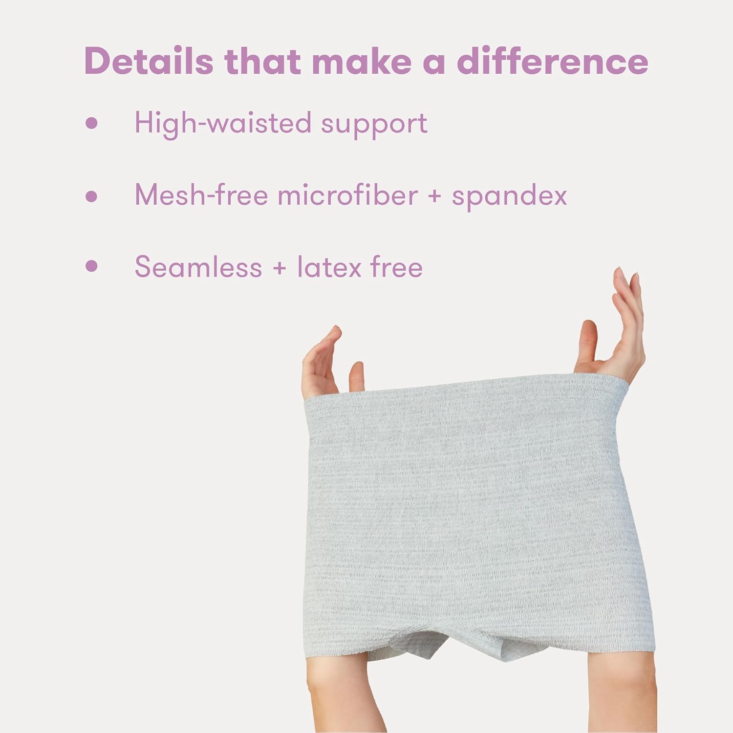 Thumbnail 3 de Frida Mom postpartum underwear pack (8-pack) seamless boyshorts, M/L (28–42 in)