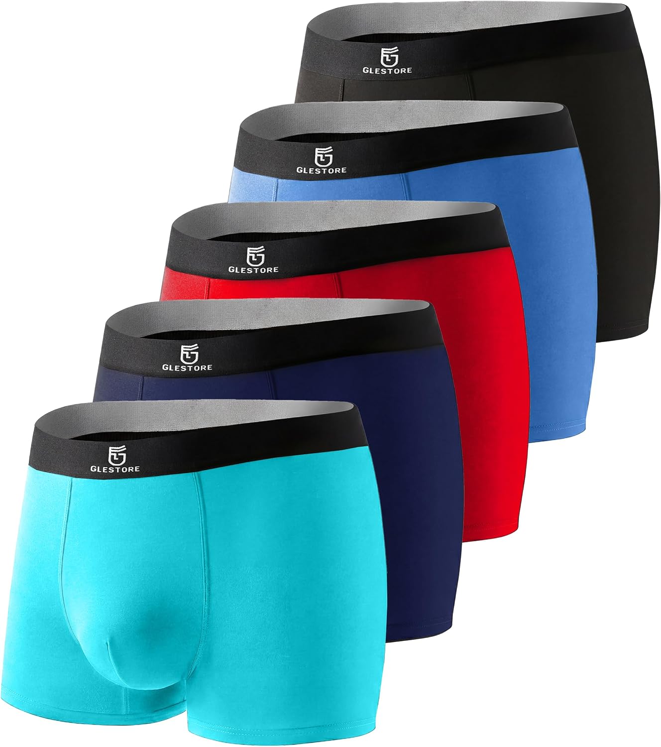 Detalle de GLESTORE Modal Unterhosen Boxer 5er Pack