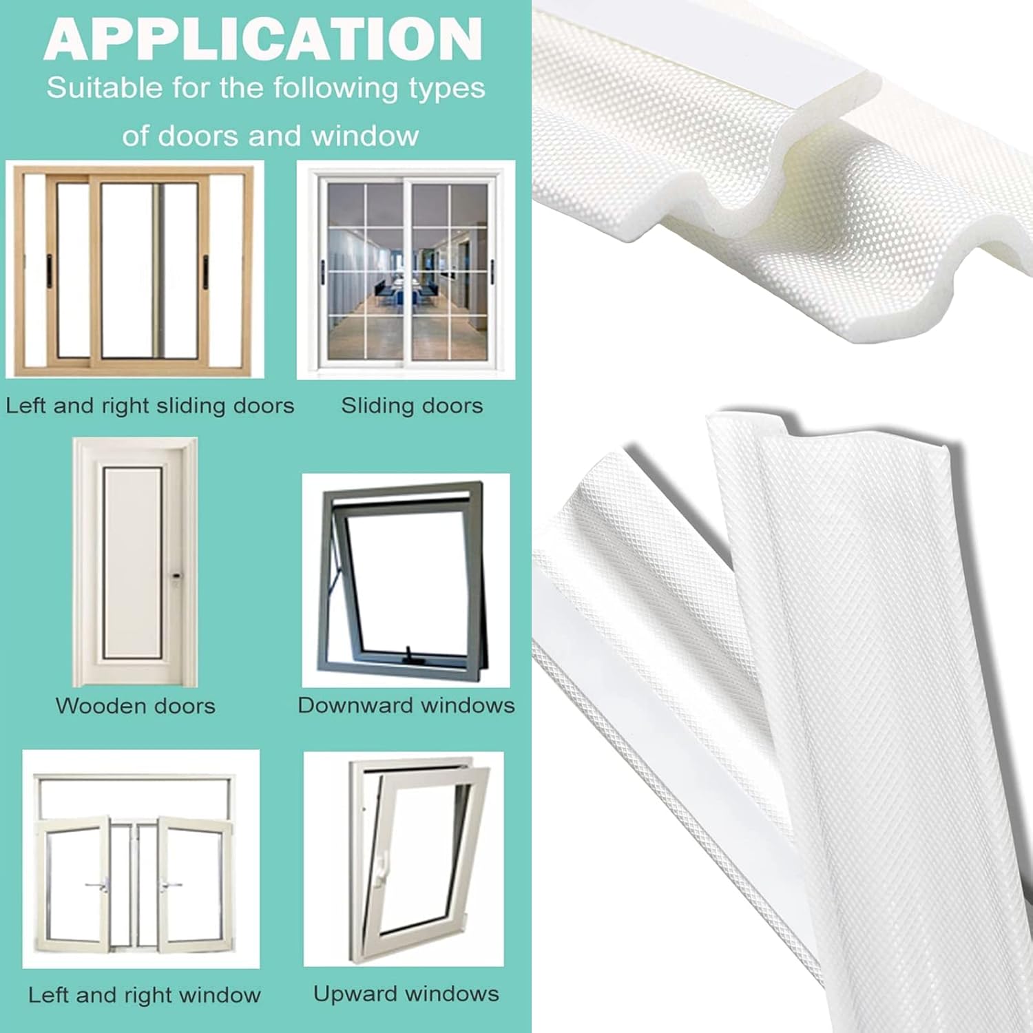 Thumbnail 5 de Window Draft Excluder T Shape 6M