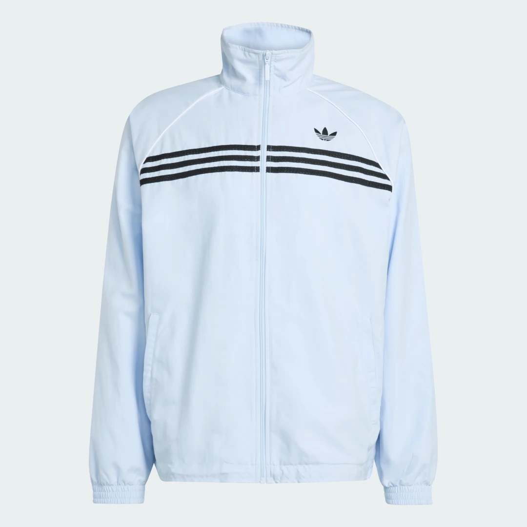Detalle 2 de Sudadera Chest Stripes de Adidas – azul
