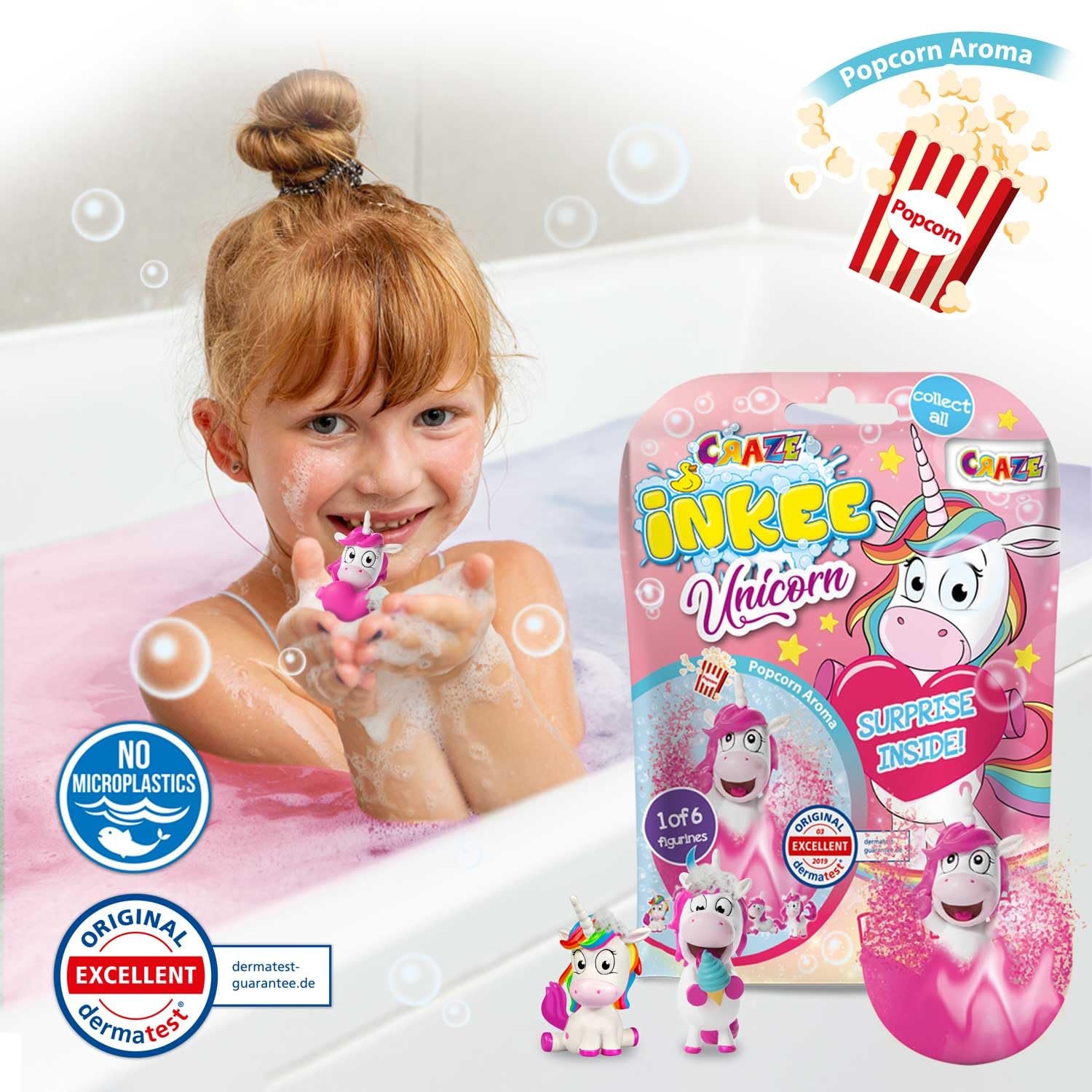 Thumbnail 4 de INKEE Unicorn – 8er Set Badebomben mit Überraschung für Kinder