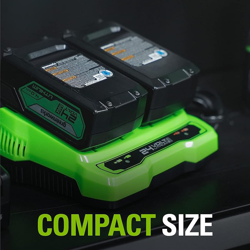 Thumbnail 4 de Greenworks 24V Cargador de Batería 2A con Indicador LED ⚡