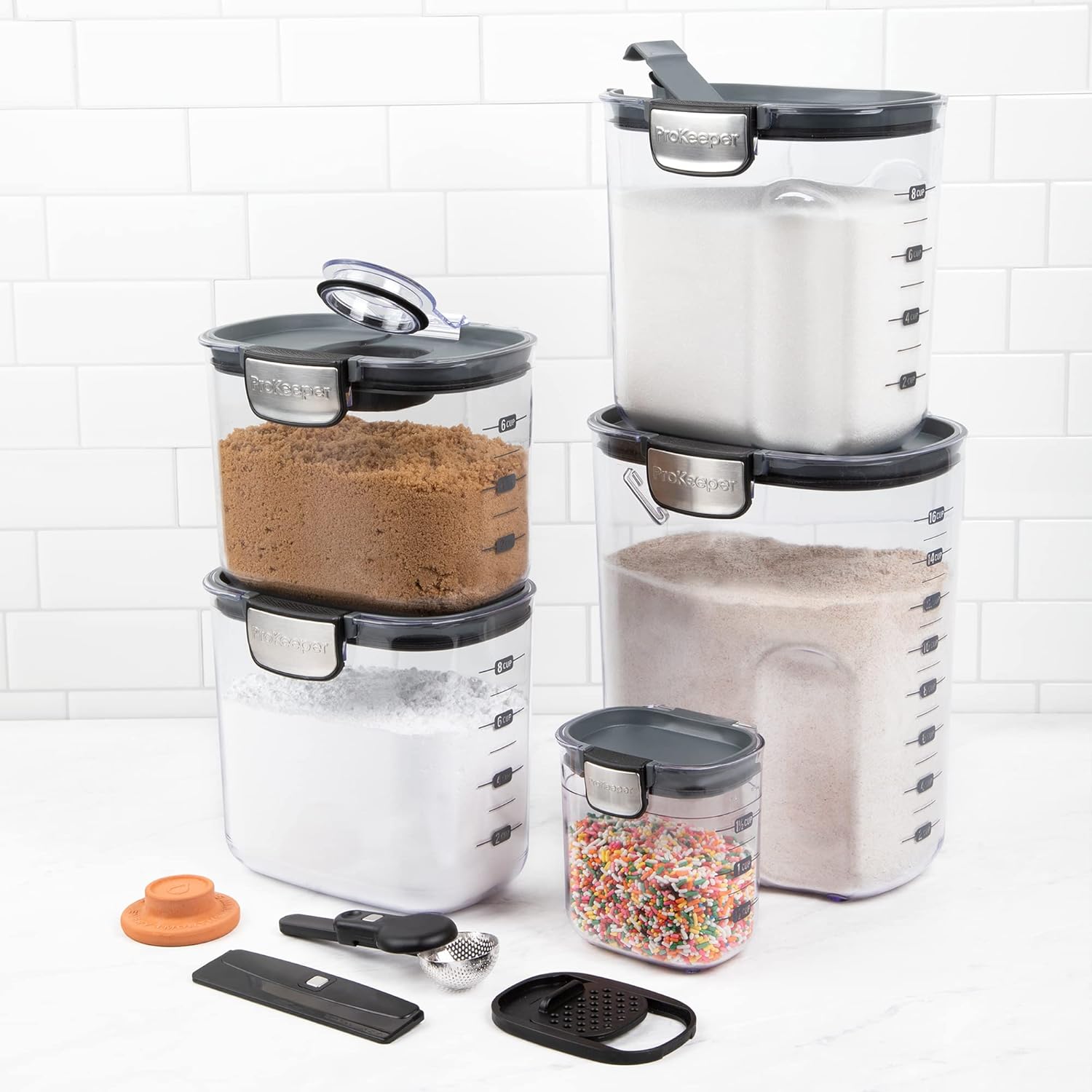 Detalle de ProKeeper+ 9-Piece Airtight Food Storage Set 🥫
