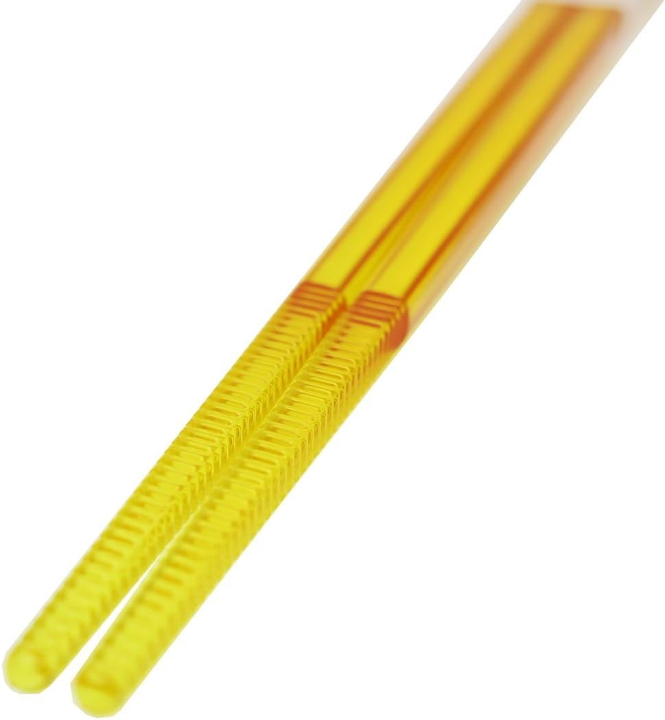 Detalle 2 de 金正陶器 490522 名探偵コナン 安室透 クリア箸 イエロー 23cm 滑り止め付き