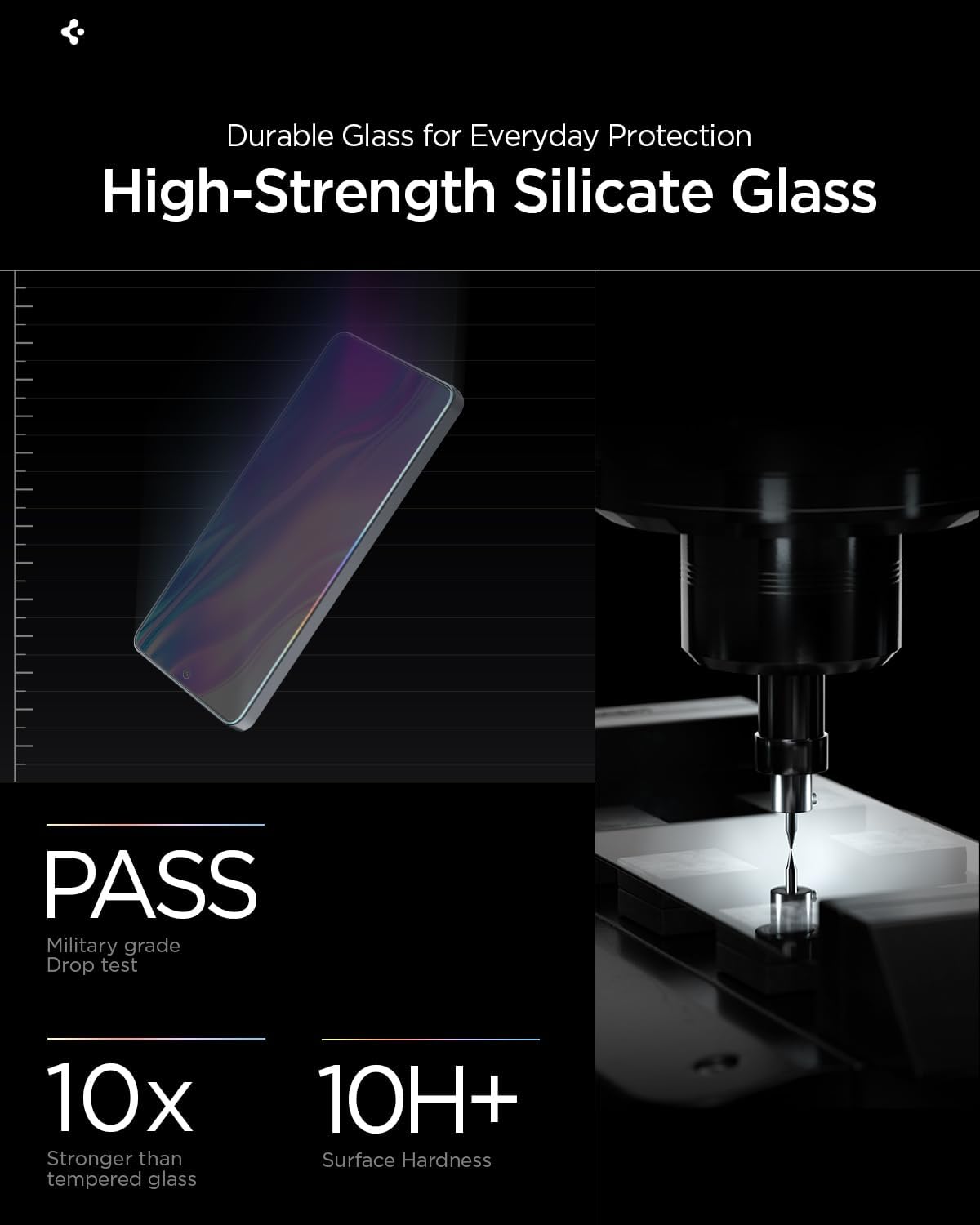 Thumbnail 5 de Spigen Glas.tR EZ Fit Pro pellicola in vetro temperato privacy per Samsung Galaxy S26 Plus (2 pezzi) anti-spia