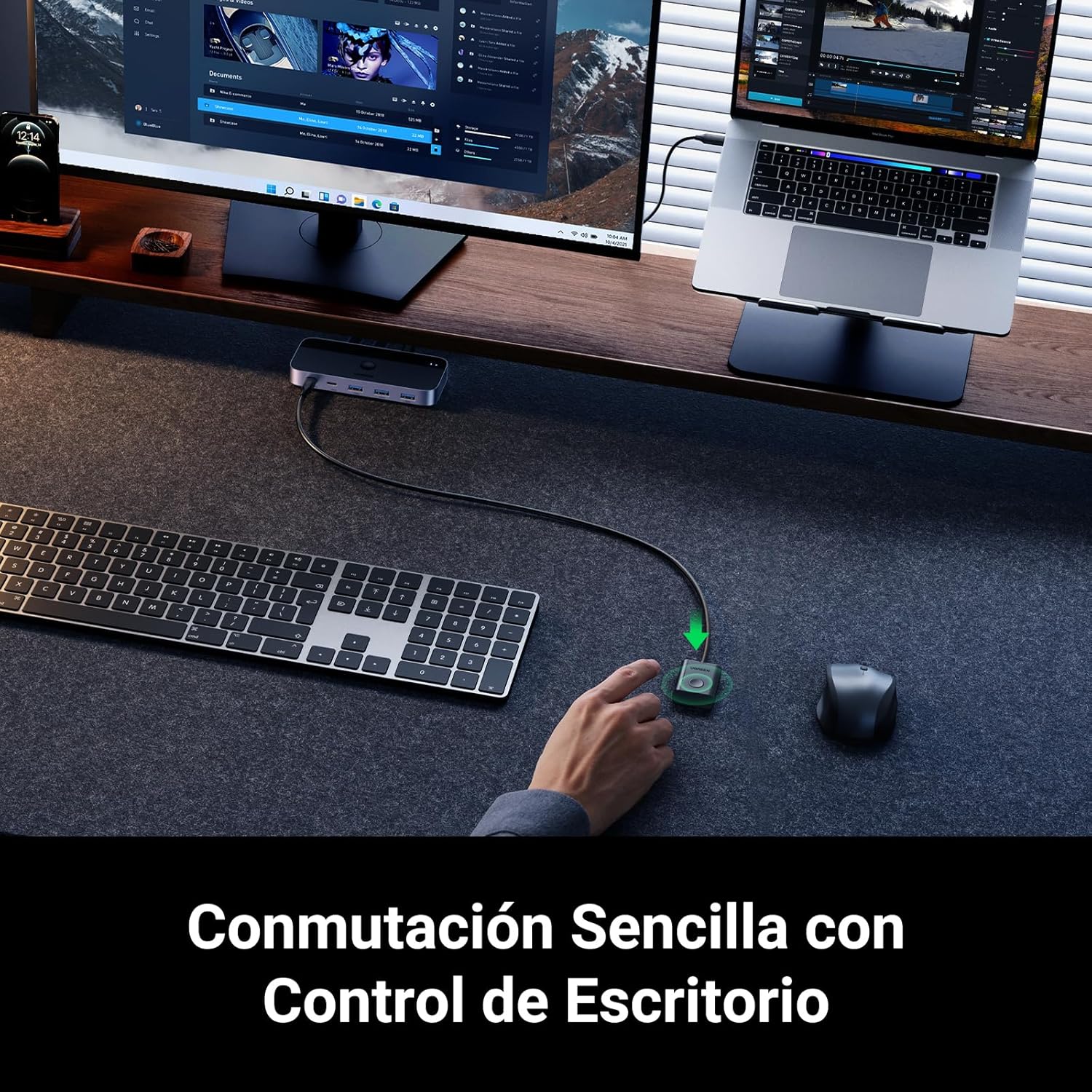 Thumbnail 6 de UGREEN Switch USB C KVM 4 Puertos 5Gbps para 2 PC