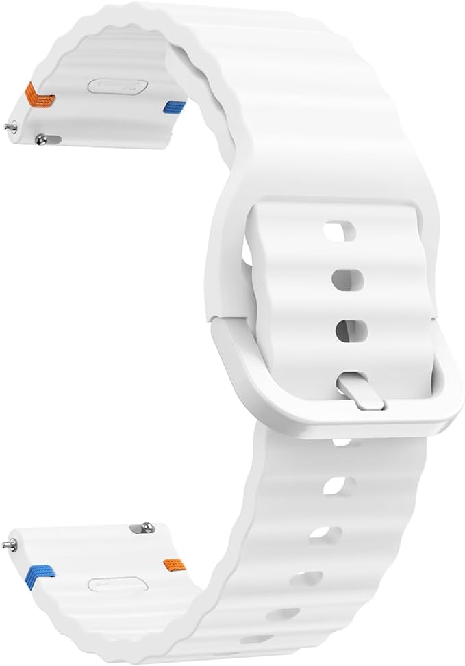 Detalle de BYISYUE 22mm silicone watch strap for Ticwatch