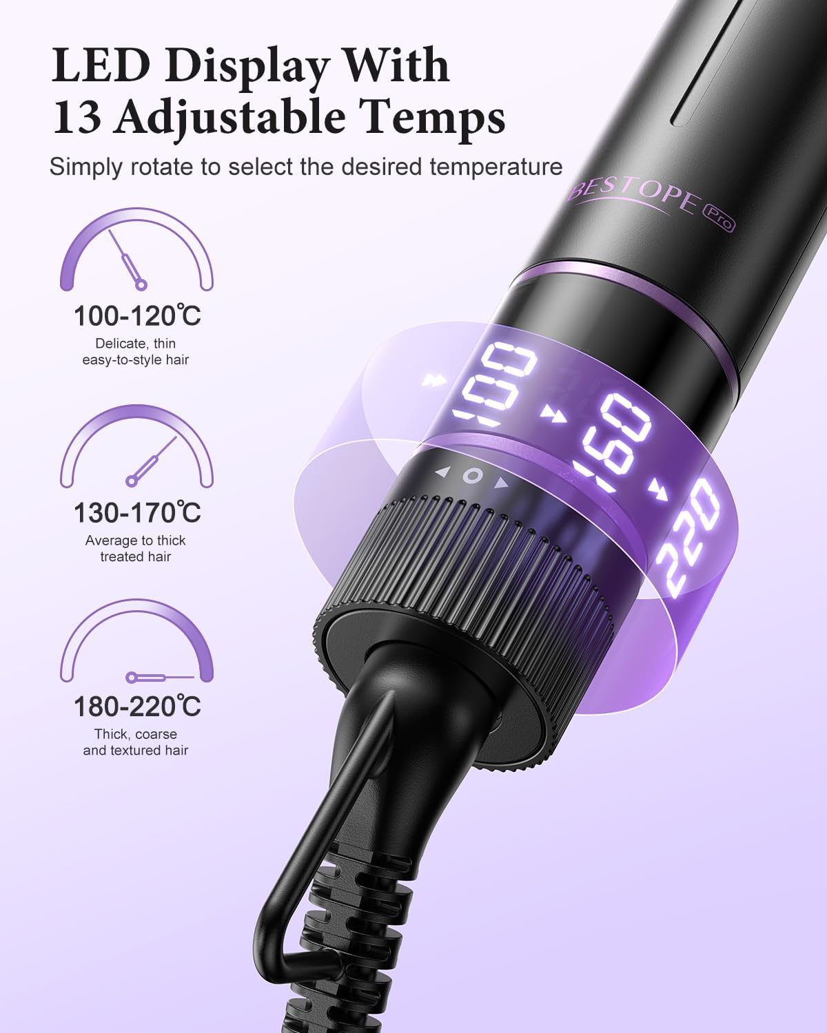 Detalle 1 de BESTOPE PRO Lockenstab 5 in 1