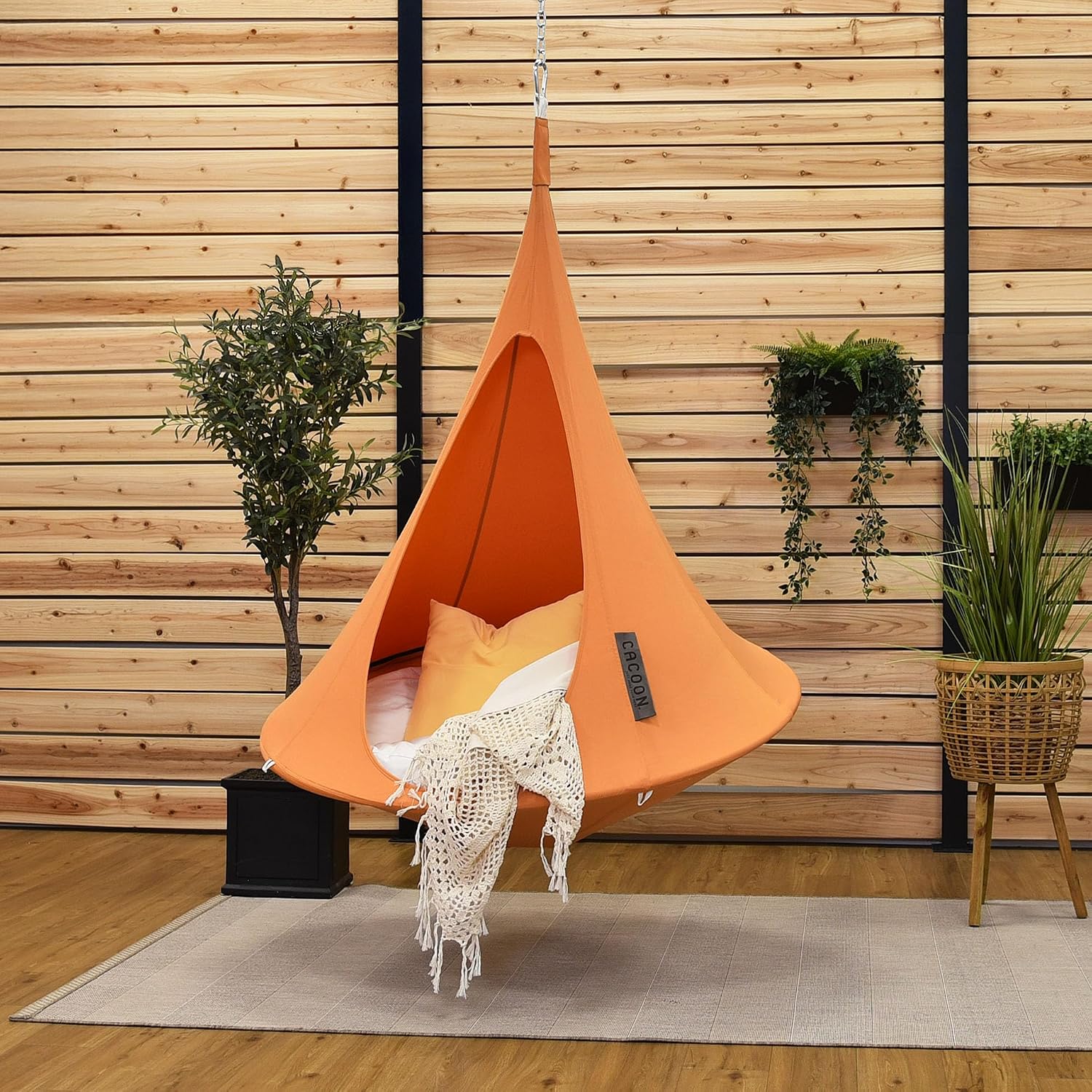 Detalle 2 de VIVERE CACBNC Bebo Cacoon – fotel wiszący 120 cm, Nectarine