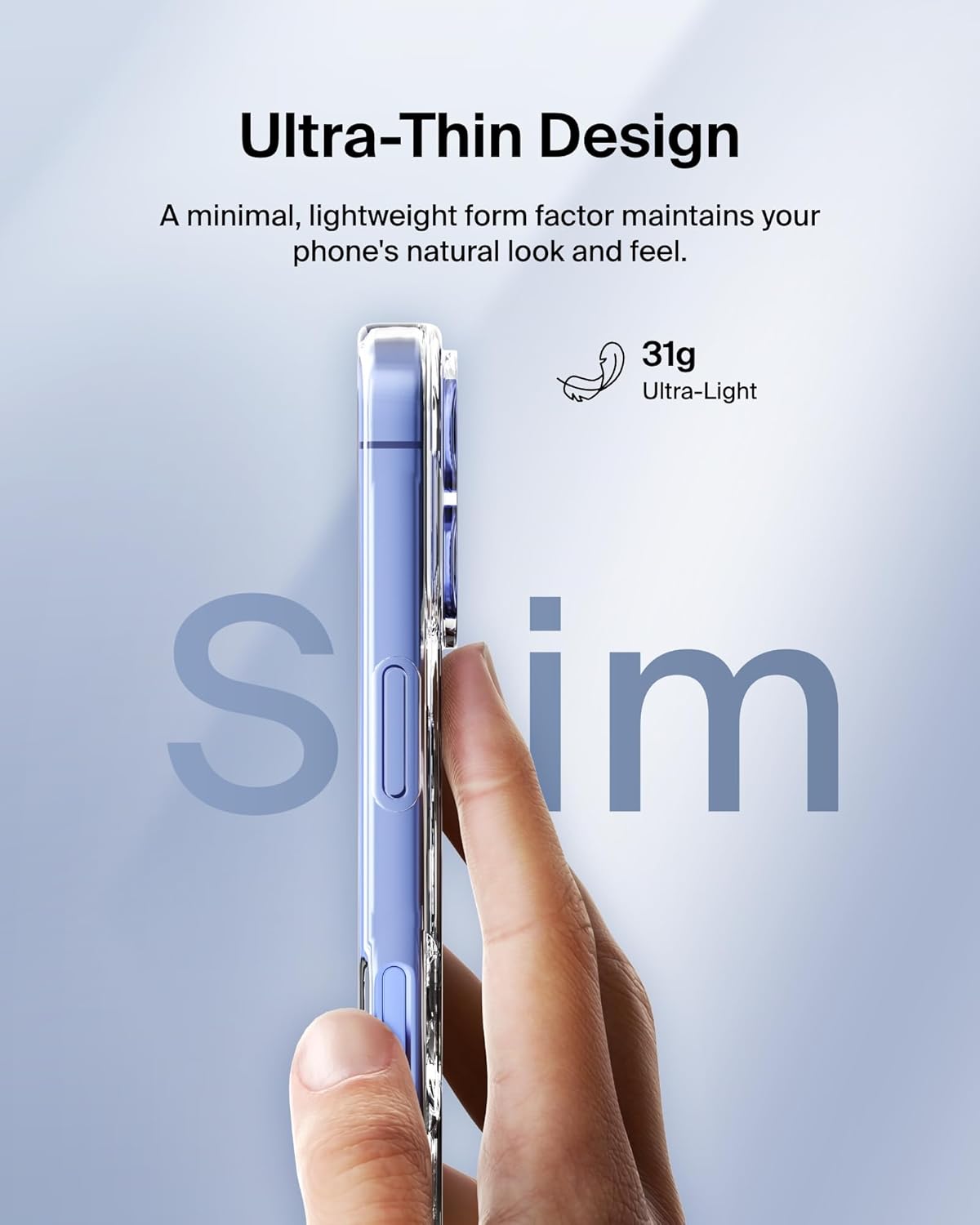 Detalle 2 de Belkin SheerForce iPhone 16 case