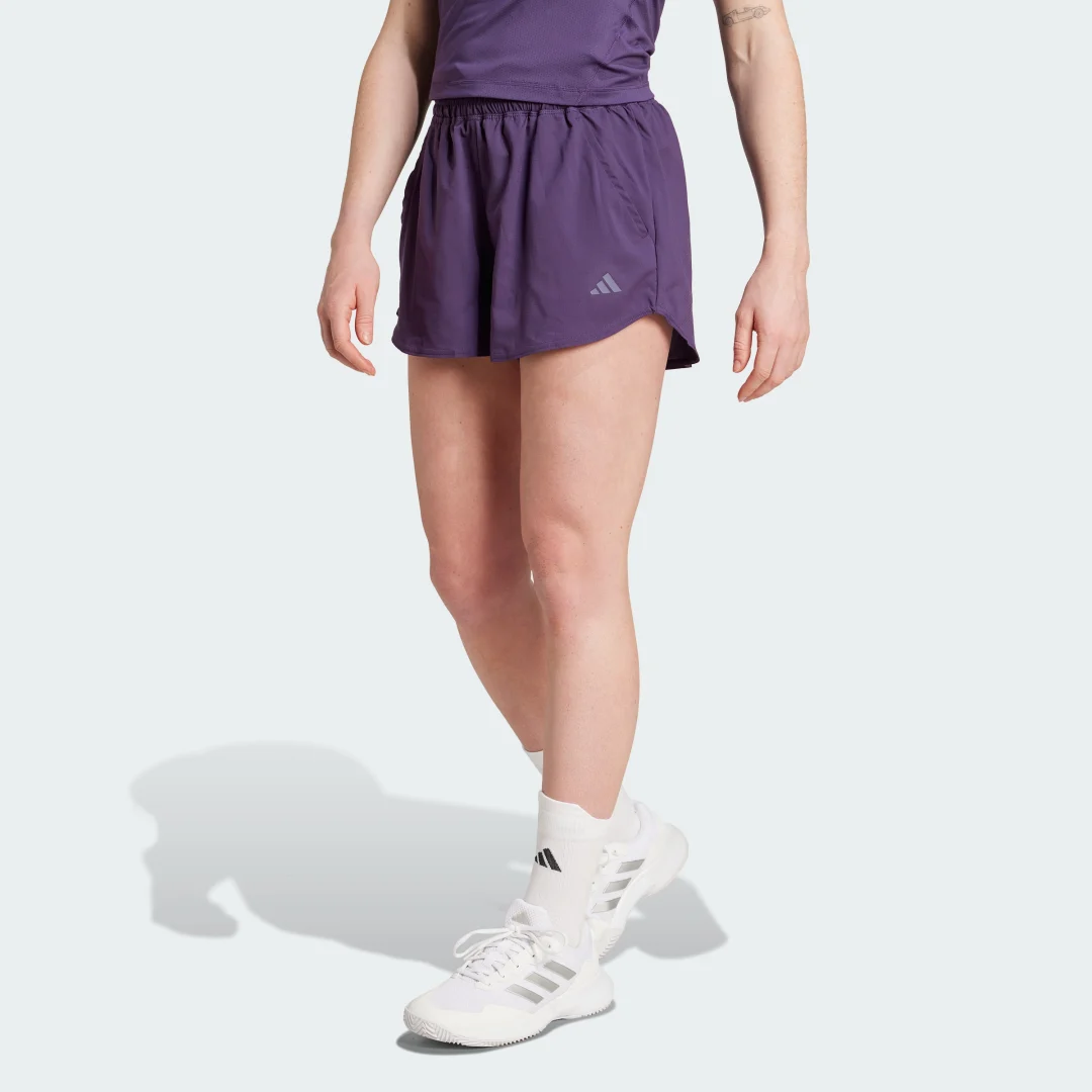 Detalle de Pantalón corto Club Tennis Climacool de Adidas, color violeta