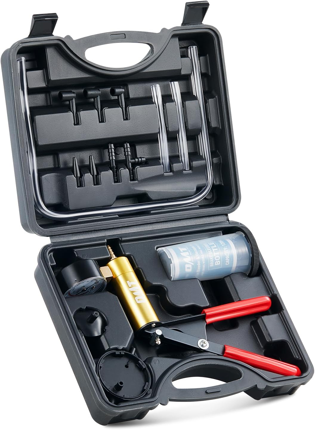 Detalle de Orion Motor Tech FBA_BBTA001 One-Man Brake Bleeder Kit with Hand Pump & Gauge