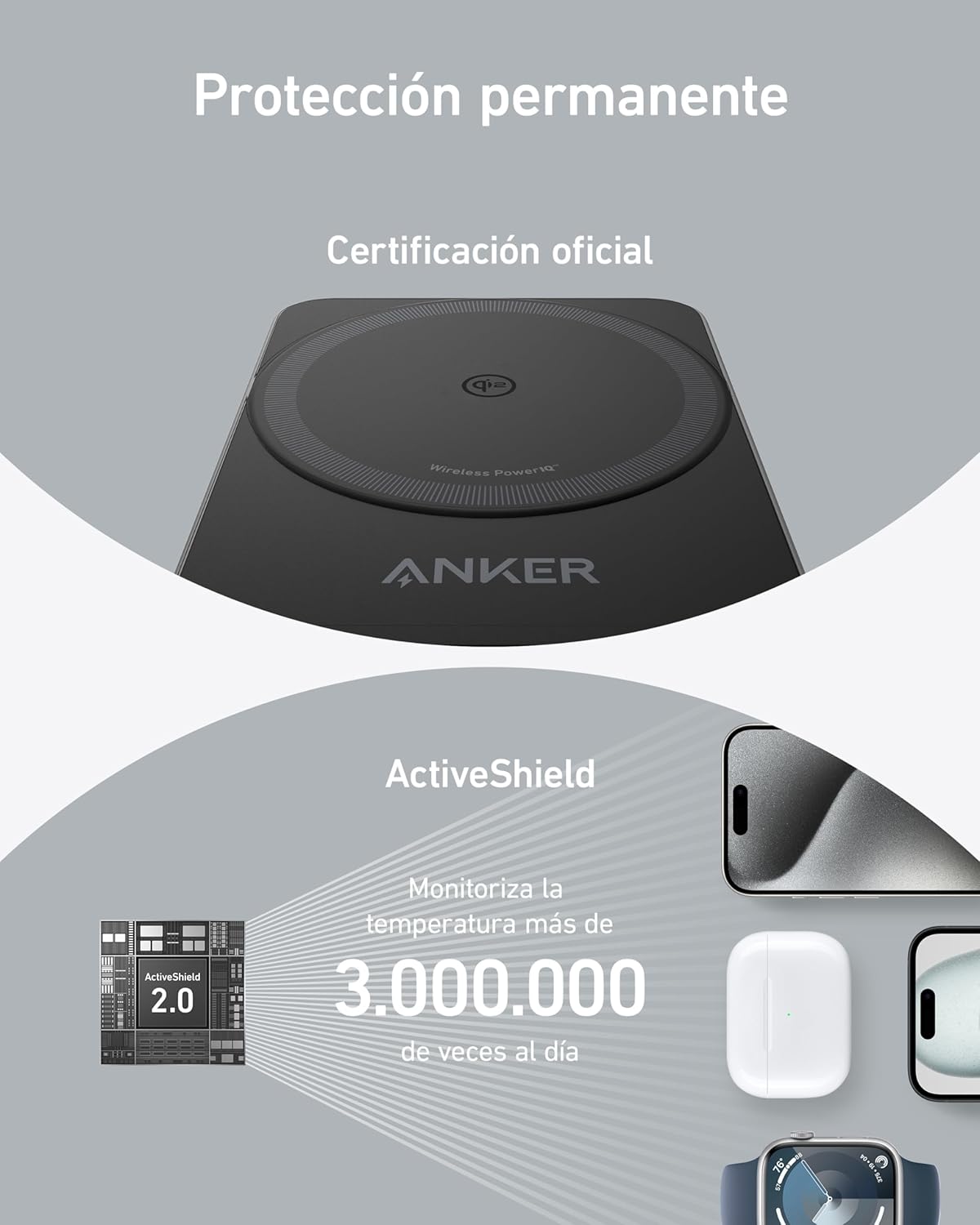 Thumbnail 6 de Anker MagGo Cargador Inalámbrico 15W