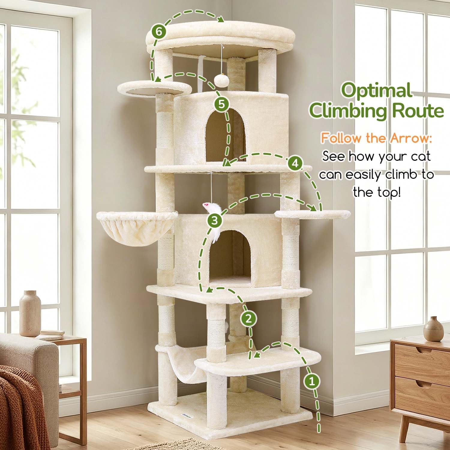 Thumbnail 4 de Globlazer cat tree, 66 inches