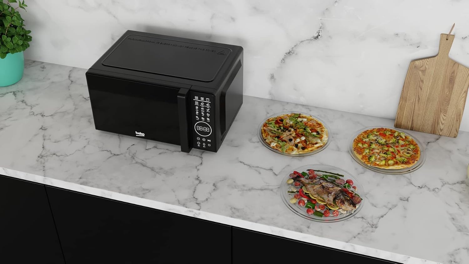 Thumbnail 1 de Beko MGC20130BFB: Forno a Microonde con Grill 20 L, 700 W, Timer Digitale, Disponibilità a Libera Installazione