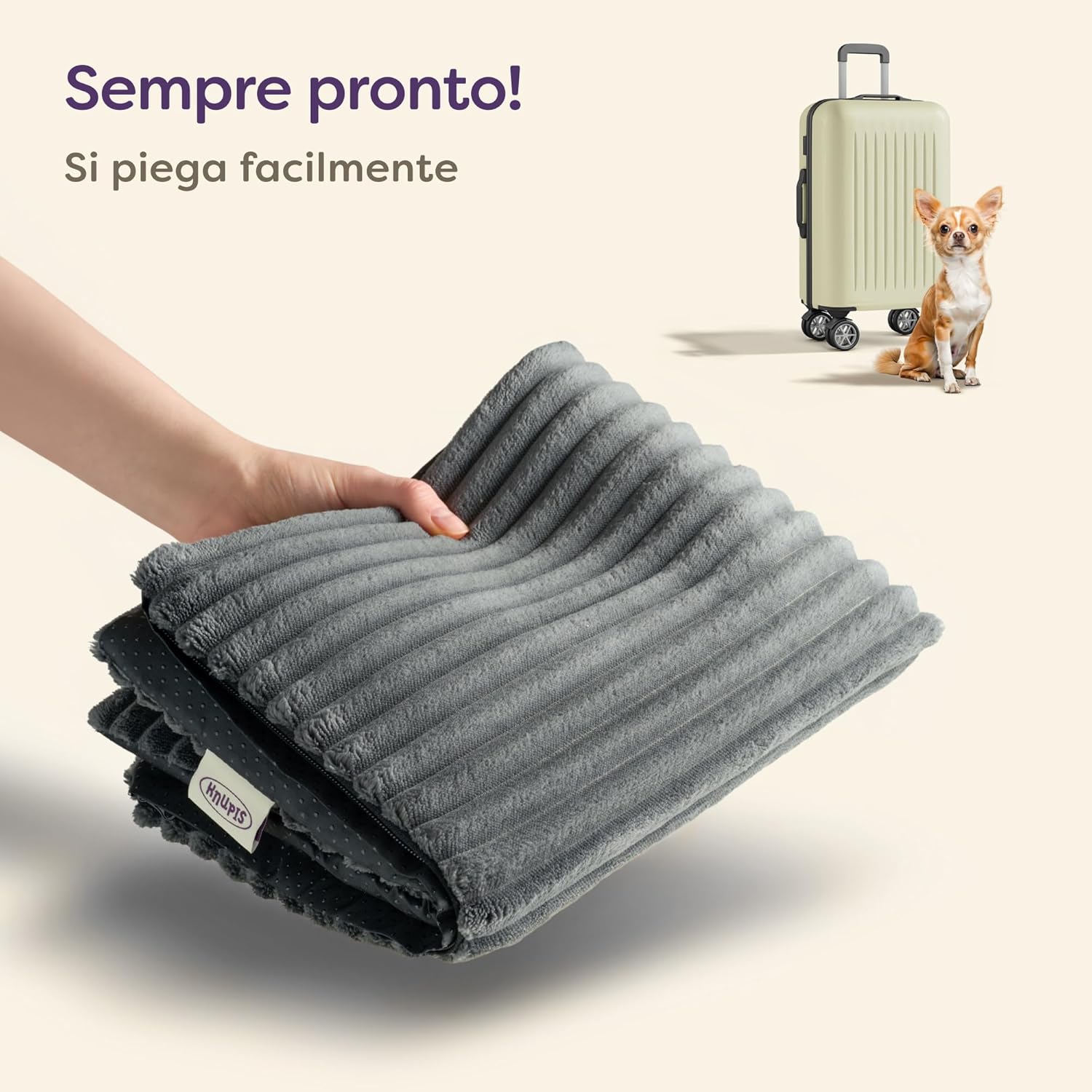 Thumbnail 6 de Knupis tappetino autoriscaldante gatto 60x45 cm