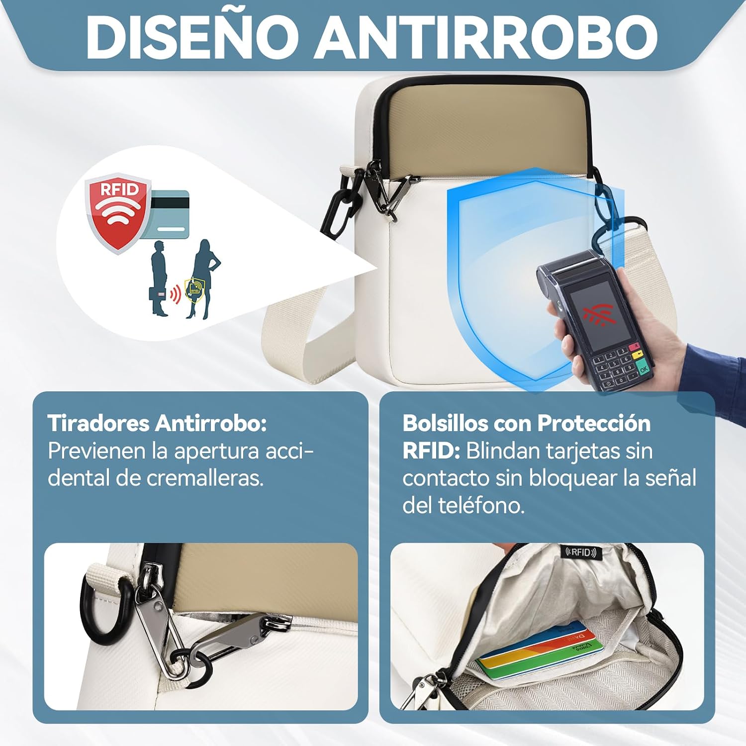 Thumbnail 2 de Eshow Bolso Bandolera Antirrobo